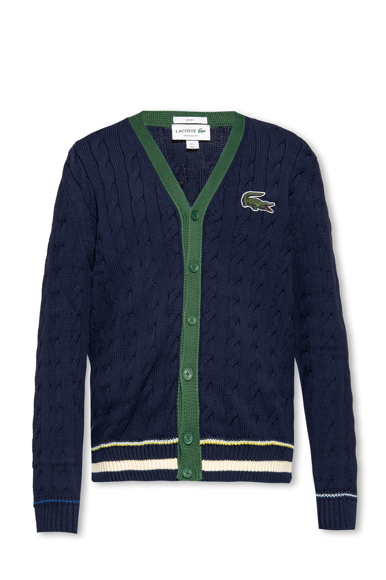 Lacoste hotsell cardigan sweater